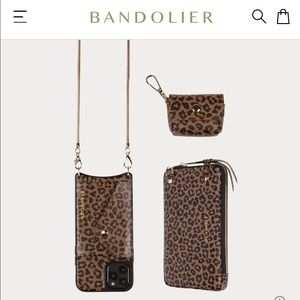 Bandolier Leopard Purse set
